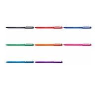 Stylo-bille pentel izee a capuchon pointe moyenne 1mm encre faible viscosite rechargeable bleu ciel