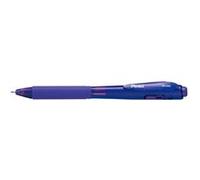 Pentel Stylo à bille rétractable BK440 WOW – Pointe large, grip caoutchouc, encre violette
