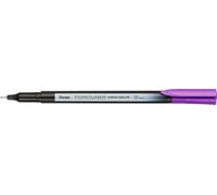 Pentel Stylo Pointliner S40, encre colorée, ligne de 0,4 mm, encre violet royal (un stylo)