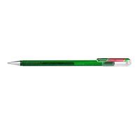Pentel Stylo Roller Gel Hybrid Dual Metallic Glitter Pointe Moyenne Vert
