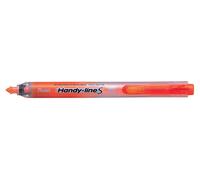 Pentel Surligneur Handy Line S pointe biseautée rétractable - 4 mm - Orange
