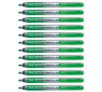 Pentel SXS15 Handy-Line S Surligneur rétractable et rechargeable, pointe qui ne sèche pas Vert - Lot de 12