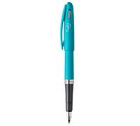 Pentel TRF98S-C Stylo Plume Gamme Fluo Pointe Moyenne 0,45 mm Bleu ciel