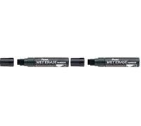Pentel - Weterase - SMW56-A - Marqueur vitre pointe jumbo - 10x15 mm - Noir (Lot de 2)