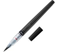 Pentel XGFL Color Brush Pinceau rechargeable encre à l'eau aquarellable Noir XGFL-101X 1 Unité (Lot de 1)