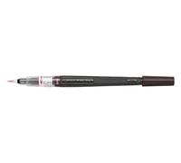 Pentel XGFL Color Brush Pinceau rechargeable encre à l'eau aquarellable Sépia Pochette de 1
