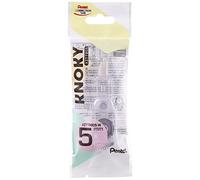 Pentel XZTTR805-WY Knoky Lot de 12 recharges pour ruban correcteur Longueur 6 m Largeur 5 mm