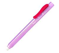 Pentel ZE11T-B Lot de 12 Gommes Rose Translucide