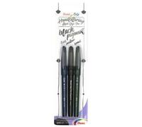 Pentel Stylo de calligraphie Sign Pen Brush – Noir