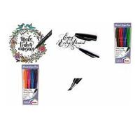 Estuche Rotulador punta pincel 4 colores