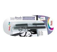 PentelArts Stylo pinceau Brush Pen, corps noir Noir G