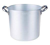Pentole Agnelli ALMA10316 Pot Haut avec Deux poignées en Acier Inoxydable, Aluminium Professionnel 3 millimètres, 3 l