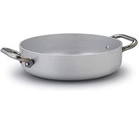Pentole Agnelli ALMA106PI24 Casserole Basse avec 2 Poignées en Acier, Fond à Induction, Aluminium, 24 cm