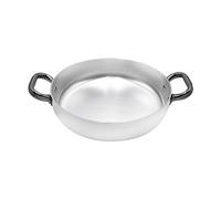 Pentole Agnelli ALMA11032 Poêle avec 2 Poignées en Acier Inoxydable, Aluminium, 32 cm