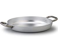 Pentole Agnelli ALMA110PI32 Poêle avec 2 Poignées en Acier, Fond à Induction, Aluminium, 32 cm
