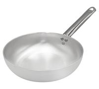 Pentole Agnelli ALMA111B24, Sauteuse, aluminium, acier inoxydable, aluminium, acier inoxydable, céramique, gaz, halogène, induction, table de cuisson étanche, acier inoxydable, 24 cm