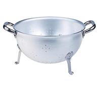 Pentole Agnelli ALMA11526 Passoire 3 Pieds avec 2 Poignées en Acier Inoxydable, Acier Inoxydable, 26 cm