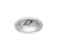 Pentole Agnelli ALMA12932 Couvercle Rond Lourd avec Pont, Acier Inoxydable, 32 cm