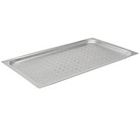 Pentole Agnelli ALMA182F20 Gastronorm Plaque en Alliage 3003 perforée, 2 cm, Aluminium, 53 x 32,5 x 2 cm