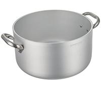 Pentole Agnelli ALMR110428 Casserole cylindrique à rayonnement élevé, Aluminium Professionnel 5 mm, 28 cm