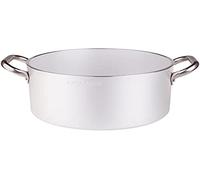Pentole Agnelli ALMR110432 Casserole cylindrique à rayonnement élevé, Aluminium Professionnel 5 mm, 32 cm