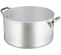 Pentole Agnelli ALMR110436 Casserole cylindrique à rayonnement élevé, Aluminium Professionnel 5 mm, 36 cm