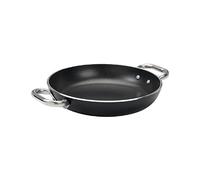 Pentole Agnelli ALSA2110SS24 Alblack Casserole avec poignées, aluminium, noir, 24 cm
