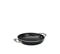 Pentole Agnelli ALSA2110SS32 Alblack Casserole avec poignées, aluminium, noir, 32 cm