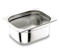 Pentole Agnelli Bassine Gastronorm 1/9, Acier Inoxydable 10.8x17.60x10 cm