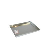 Pentole Agnelli COAL49/360 Plaque de Cuisson Rectangulaire Basse, Aluminium, Gris, 60 x 40 cm