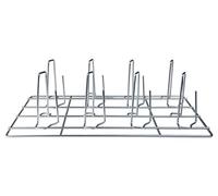 Pentole Agnelli COIX182C6-1/1 Grille Gastronorm 1/1 pour Cuisson Verticale Poulets, 6 Places, Aluminium, Argent, 53 x 32,5 x 16 cm