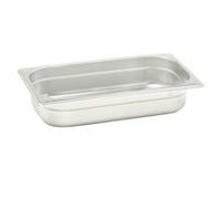 Pentole Agnelli COIXGNP13200 Bassine Gastronorm 1/3, Acier Inoxydable, Argent, 32,5 x 17,60 x 20 cm