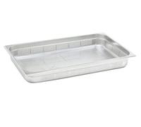 Pentole Agnelli COIXGPP11200 Bassine perforée Gastronorm 1/1, acier inoxydable, argent, 53 x 32,5 x 20 cm