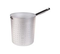 Pentole Agnelli Égouttoir en Aluminium avec poignée Tubulaire en Acier Inoxydable, argenté 20 cm Argent