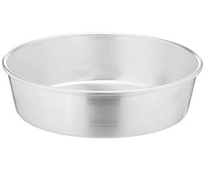 Pentole Agnelli FAMA43/622 Moule à gâteau Conique avec Rebord, Aluminium, 22 X 22 X 6 cm