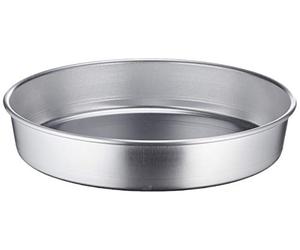 Pentole Agnelli FAMA43/628 Moule à gâteau Conique avec Rebord, Aluminium, 28 X 28 X 6 cm
