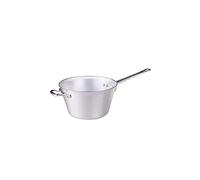 Pentole Agnelli FAMA6530 Paiolo Aluminium BLTF Manche en Acier Inoxydable 30 cm Argent
