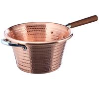 Pentole Agnelli Family Cooking Chaudron en cuivre, avec Manche en Bois 26 cm Cuivre