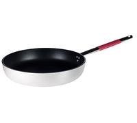 Pentole Agnelli Ligne Cookware System Poêle évasée Haute avec Manche Cool Radiant, Rouge 28 cm Argent/Rouge