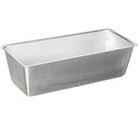 Pentole Agnelli Moule à Cake en Aluminium, Argenté 22 cm Argent
