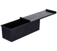 Pentole Agnelli Moule à Pain de mie avec Couvercle, tôle Bleue, Gris 30 x 10 cm Gris