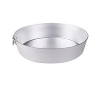 Pentole Agnelli Moule à Tarte cylindrique avec Rebord en Aluminium BLTF, Argenté 26 cm Argent