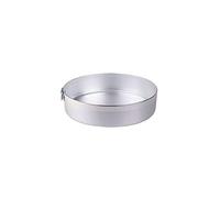 Pentole Agnelli Moule à Tarte cylindrique en Aluminium BLTF avec Anneau, Argenté 28 cm Argent