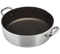 Pentole Agnelli Pardini Platinum Casserole Antiadhérente, Aluminium, Gris, 36 cm