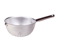 Pentole Agnelli Passoire Sphérique (Scaldapasta) Épaisseur 3 Mm avec Manche Tubulaire et Tête INOX cod.ALMA14026 Diamètre 260 Mm