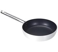 Pentole Agnelli Platinum Poêle Droite en Acier Inoxydable, Argent, 20 cm