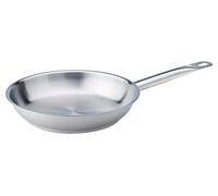 Pentole Agnelli - Poêle en Acier Inoxydable 18/10 avec Manche Tubulaire 24 cm Acier