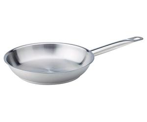 Pentole Agnelli - Poêle en Acier Inoxydable 18/10 avec Manche Tubulaire 24 cm Acier