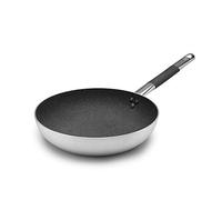 Pentole Agnelli Poêle évasée haute anti-adhésive à induction, aluminium