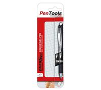 PenTools by Pentel Lot de 2 stylos rollers à encre gel pour signer des documents - Noir - Lot de 6
